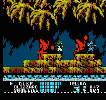 G.I. Joe - A Real American Hero (USA) screen shot game playing